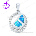 925 silver value opal pendant man-made jewelry